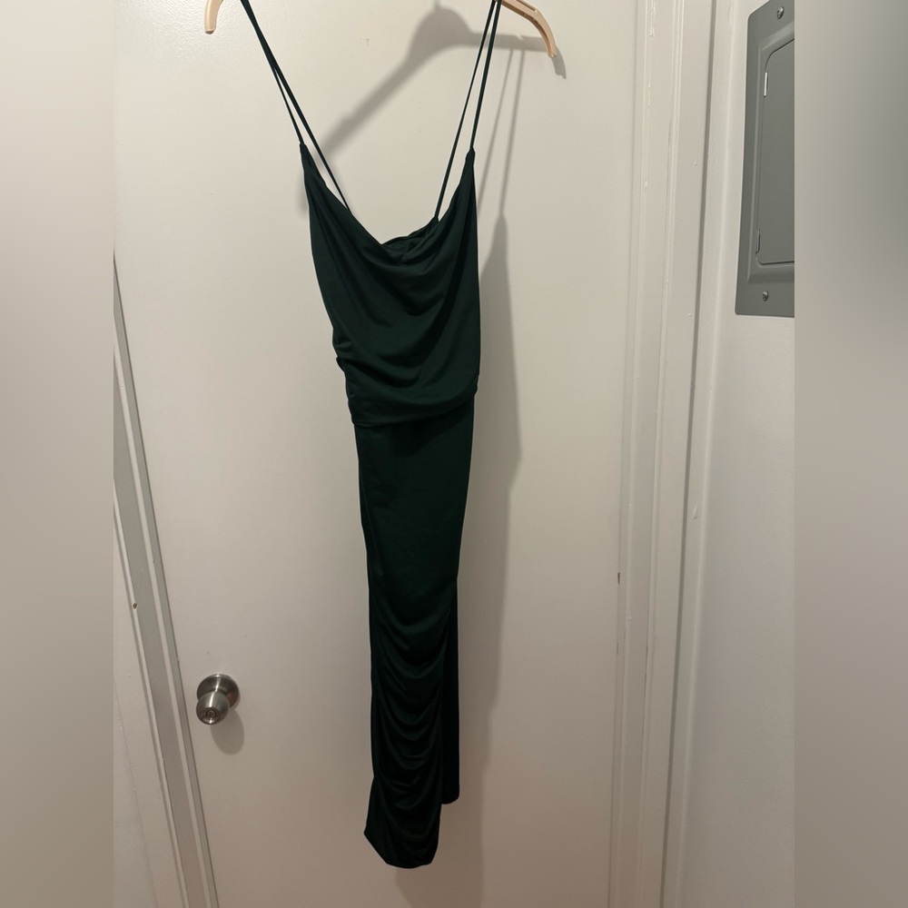 XL Forrest green midi dress